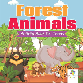 Forest Animals Activity Book For Teens