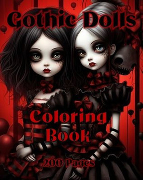 Gothic Dolls Coloring Book