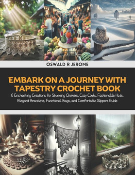Embark on a Journey with Tapestry Crochet Book: 6 Enchanting Creations for Stunning Chokers, Cozy Cowls, Fashionable Hats, Elegant Bracelets, Function