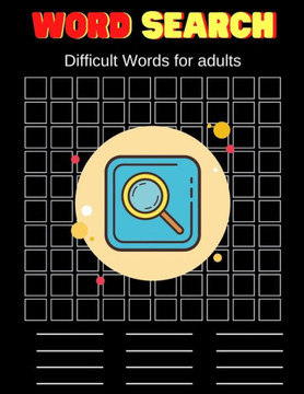 Word Search: For Adults to Keep Your Mind Active