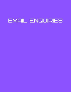 email enquiries purple: email enquiry book for general email quotations 120 pages cover in purple