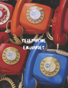 telephone enquiries pad: enquiries pad for telephone enquires from customers