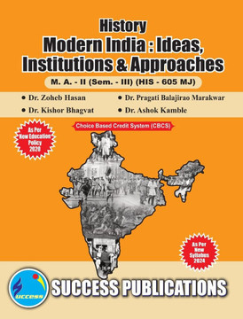Modern India: Ideas, Institutions and Approaches(M.A, Sem-III) SPPU-Text(English)