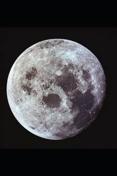 A Blue Moon Shines Dimly