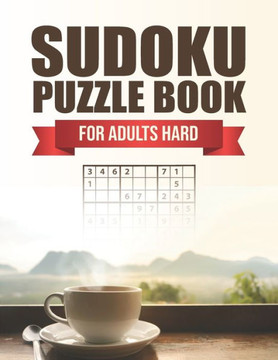Sudoku puzzle book for adults hard: Hard sudoku puzzle books for adults large print with solutions
