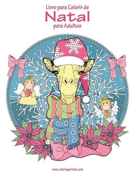 Livro Para Colorir De Natal Para Adultos Livro Para Colorir De Natal Para Adultos