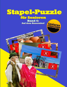 Stapel-Puzzle Für Senioren : Thema: Auf Dem Bauernhof