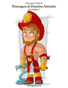 Livro Para Colorir De Personagens De Desenhos Animados Para Adultos 1