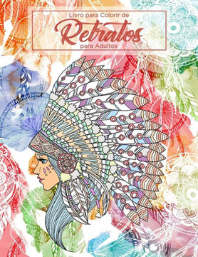 Livro Para Colorir De Retratos Para Adultos 1