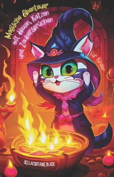 Magische Abenteuer mit Hexen, Katzen und Zaubersprüchen für Kinder: Zauberbuch über weiße Magie und Hexerei Entdecke Verzauberte Geschichten und Gehei