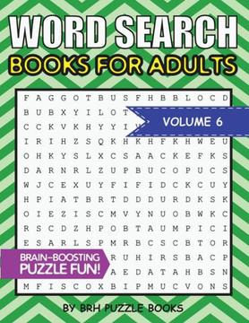 Word Search Books For Adults : 100 Word Search Puzzles For Adults - Brain-Boosting Fun
