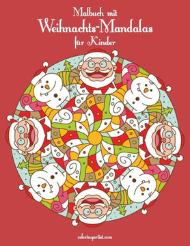 Malbuch Mit Weihnachts-Mandalas Für Kinder 1