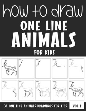 How to Draw One Line Animals for Kids