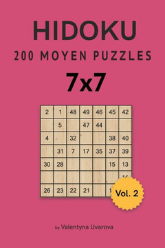 Hidoku: 200 Moyen Puzzles 7х7 vol. 2