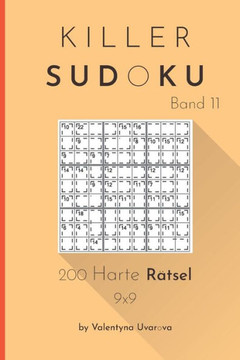 Killer Sudoku: 200 Harte Rätsel 9x9 band. 11