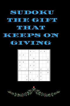 Sudoku the Gift That Keeps on Giving: christmas themed sudoku puzzle notebook