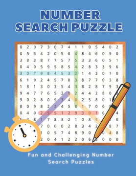 Number Search Puzzle Book: Hours of brain-boosting entertainment for adults and kids