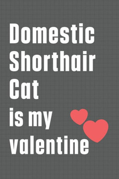 Domestic Shorthair Cat is my valentine: For Domestic Shorthair Cat Fans