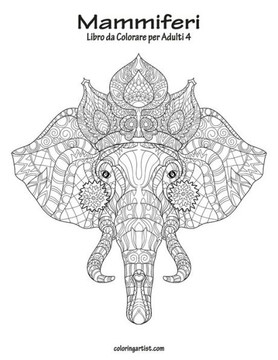 Mammiferi Libro Da Colorare Per Adulti 4