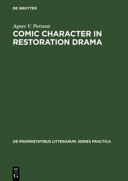 Comic Character in Restoration Drama