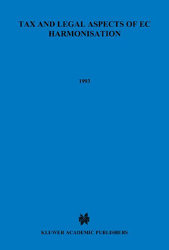 Tax & Legal Aspects of EC Harmonization