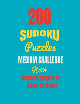 200 Sudoku: Challenging - Large Print