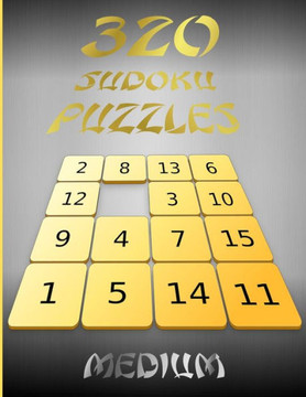 320 Sudoku Puzzles: Sudoku puzzle book for Adults
