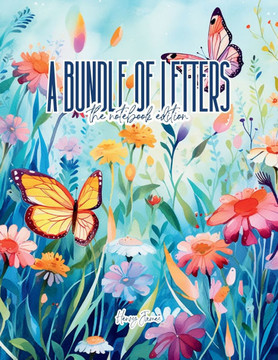 A Bundle of Letters - Lined Journal - 8.5"" x 11"" - 208 Pages - College Ruled Notebook for Work and School