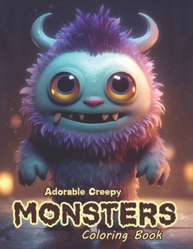 Adorable Creepy Monsters Coloring Book: creepy kawaii monsters coloring book
