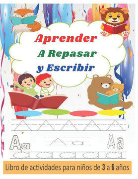 Aprender A Repasar y Escribir: Libro de Trazos para Niños Preescolar
