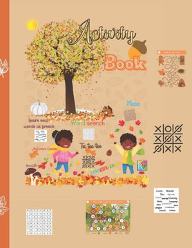 Autumn Activity Book: Kid games and puzzles