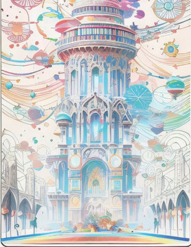 Beautiful Futures: A Solarpunk Coloring Book