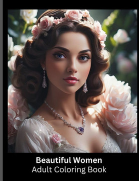 Beautiful Women Faces - Adult Coloring Book: Stress Relieving Women Faces for Coloring
