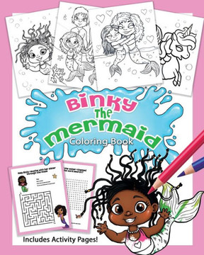 Binky The Mermaid: Pink Coloring Book