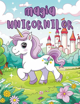 Carte de Colorat ""Magia Unicornilor"": carte de colorat pentru copii
