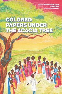 Colored Papers Under the Acacia Tree