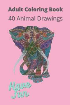 coloring book: 40 animal drawings