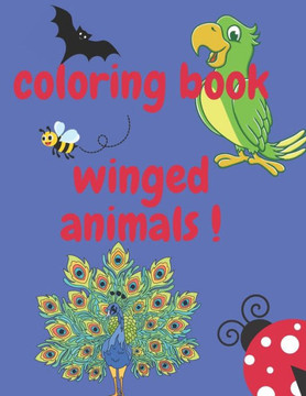 coloring book: winged animals