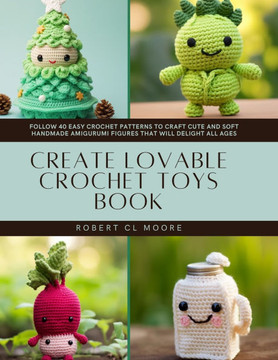 Create Lovable Crochet Toys Book: Follow 40 Easy Crochet Patterns to Craft Cute and Soft Handmade Amigurumi Figures That Will Delight All Ages Create Lovable Crochet Toys Book: Follow 40 Easy Crochet Patterns to Craft Cute and Soft Handmade Amigurumi Figures That Will Delight All Ages