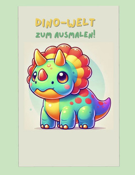 Dino-Abenteur zum Ausmalen: Kreative Ausmalbilder für kleine Dino-Fans