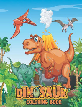 Dinosaur Coloring Book: ""Explore the Mesozoic World in Vibrant Colors!""