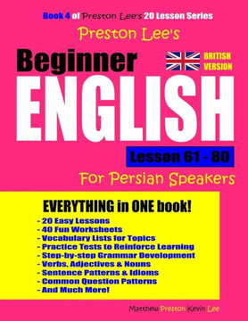 Preston Lee'S Beginner English Lesson 61 - 80 For Persian Speakers (British Version)