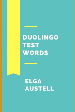 Duolingo Test Words