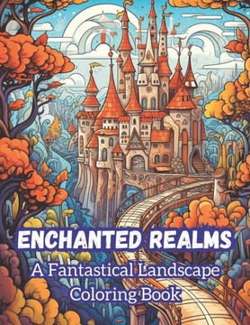 Enchanted Realms: A Fantastical Landscape Coloring Book