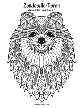 Malbuch Mit Zendoodle-Tieren Für Erwachsene 3 Malbuch Mit Zendoodle-Tieren Für Erwachsene 3
