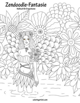 Malbuch Mit Zendoodle-Fantasie Für Erwachsene 1