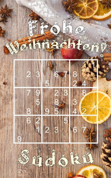 Frohe Weihnachten - Sudoku: 184 knifflige Rätsel leicht - mittelschwer - extrem schwer Mit Lösungen und Anleitung Kleines Format Rätselbuch Für An
