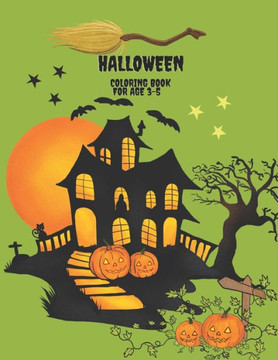 Halloween Coloring Book for Age 3-5