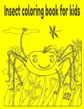 Insect coloring book for kids
