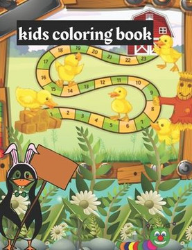 kids coloring book: Easy, LARGE, GIANT Simple Animals Coloring Books for Toddlers